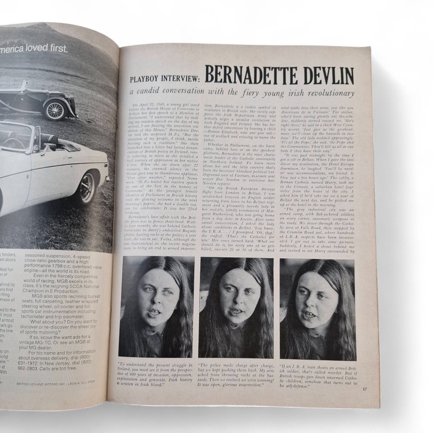 PLAYBOY Magazine September 1972 Sandra Josefski