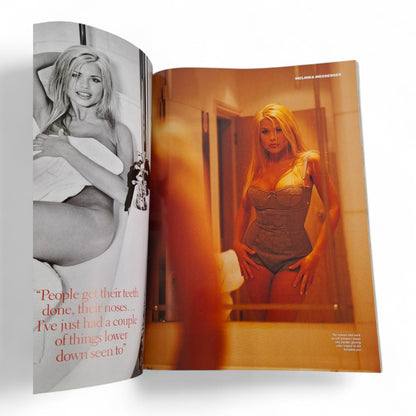 FHM (For Him) Magazine U.K Melinda Messenger Cover April 1997 No 87