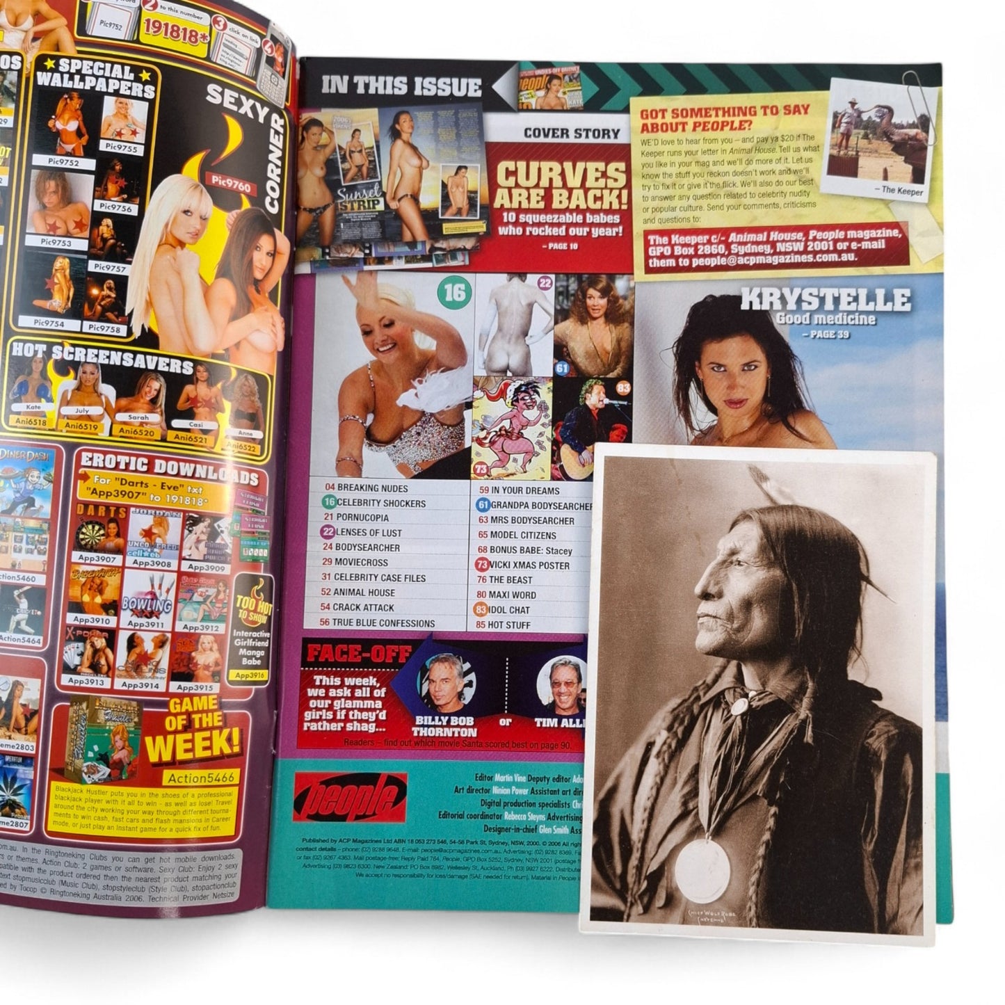 Australian People Magazine December 2006 Sophie Howard