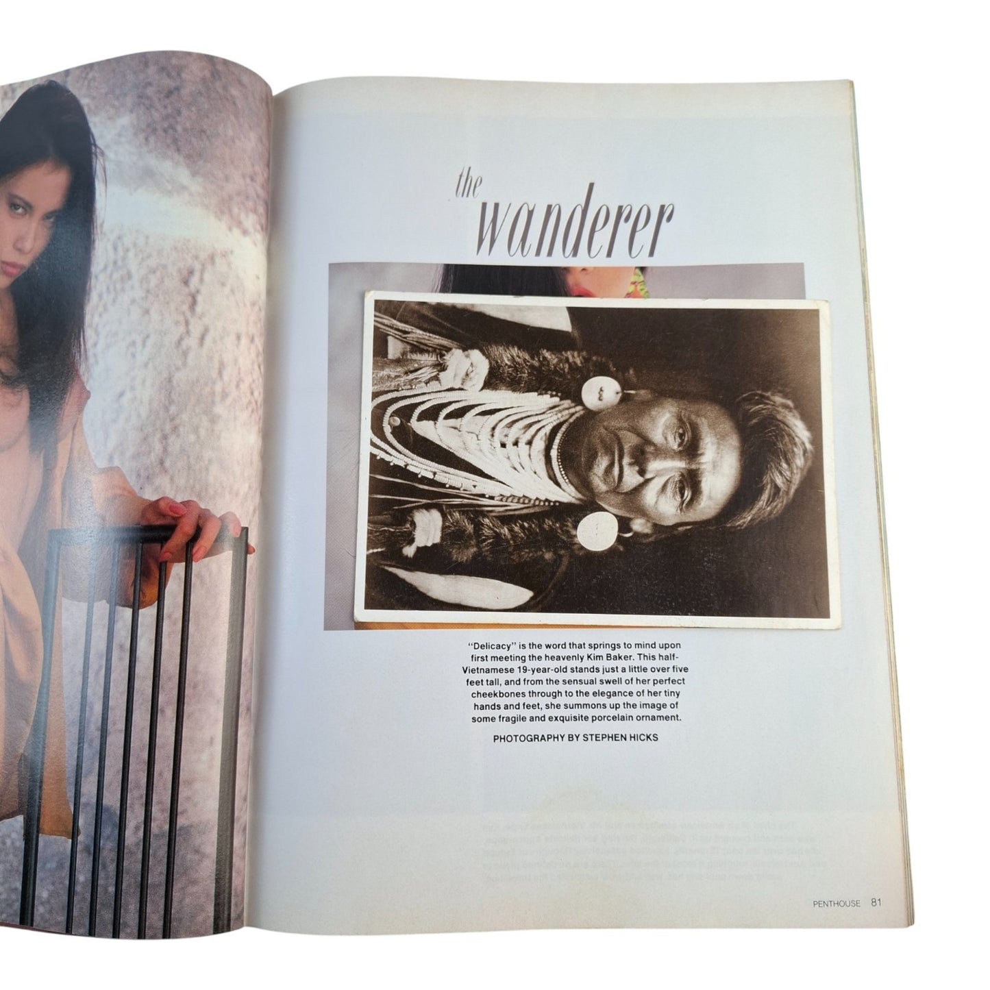 Australian Penthouse Magazine - Black Edition September 1990 Justine