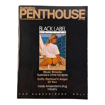Australian Penthouse Magazine -July 1992 Justine Adam