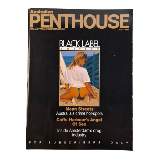 Australian Penthouse Magazine -July 1992 Justine Adam