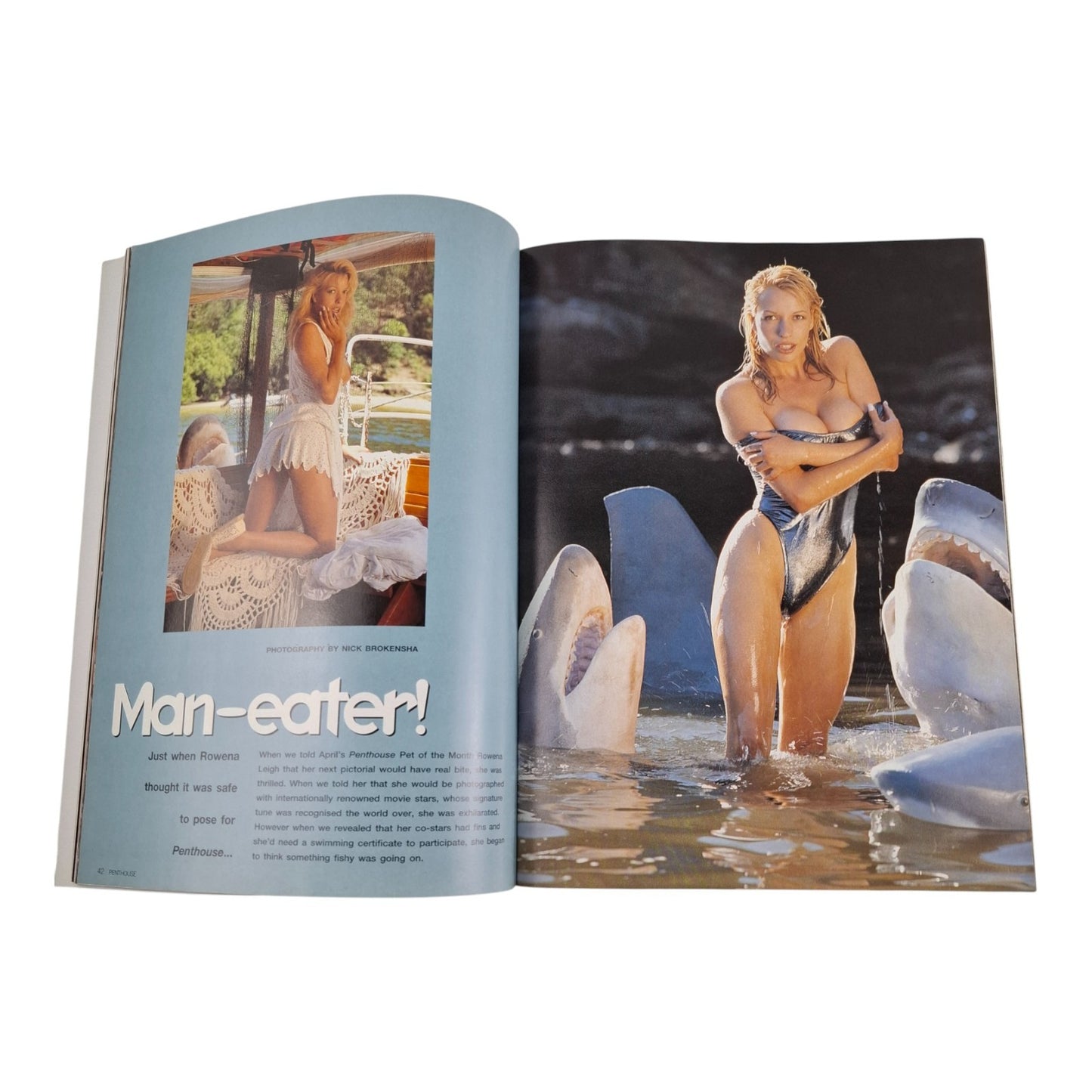 Australian Penthouse Magazine - Black Label October 1995 Rowena Leigh