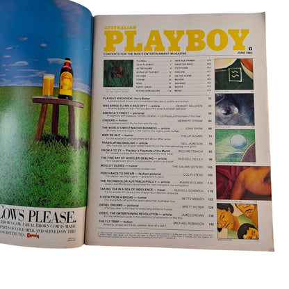 AUSTRALIAN PLAYBOY Magazine June 1980 Zy Laurent / Harry Butler