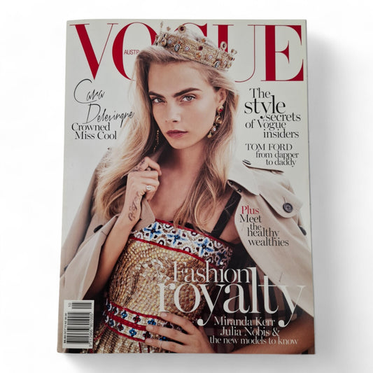 Vogue Australia Magazine - October 2013 - Cara Delevingne Cover