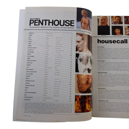 AUSTRALIAN PENTHOUSE Magazine December 1991 Lucy Gresty