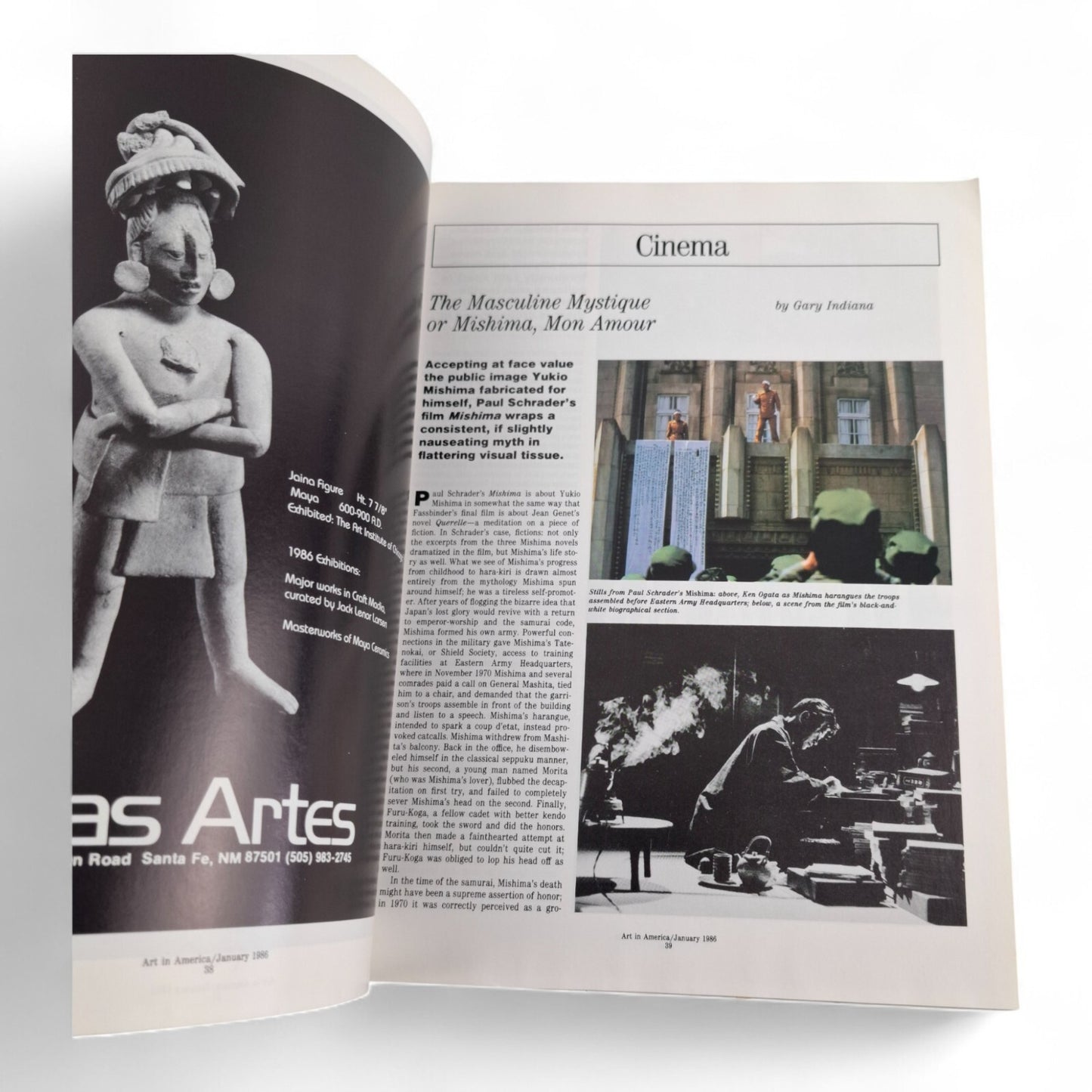 ART IN AMERICA MAGAZINE Issue 1 January 1986 - Man Ray