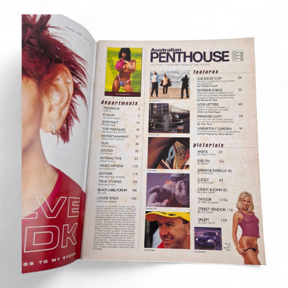 AUSTRALIAN PENTHOUSE Men's Magazine Black Label November 1998