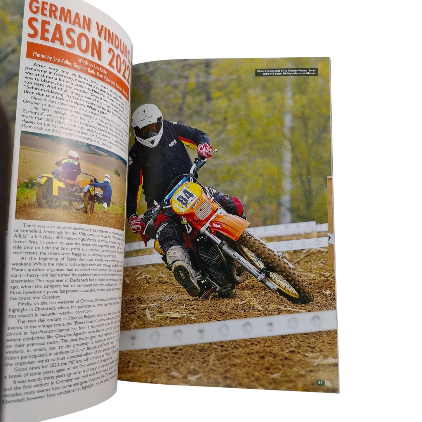 VMX Dirt Bike Magazine No 93 2023 Magazine Suzuki RN70 1970 / Works Kramer 410