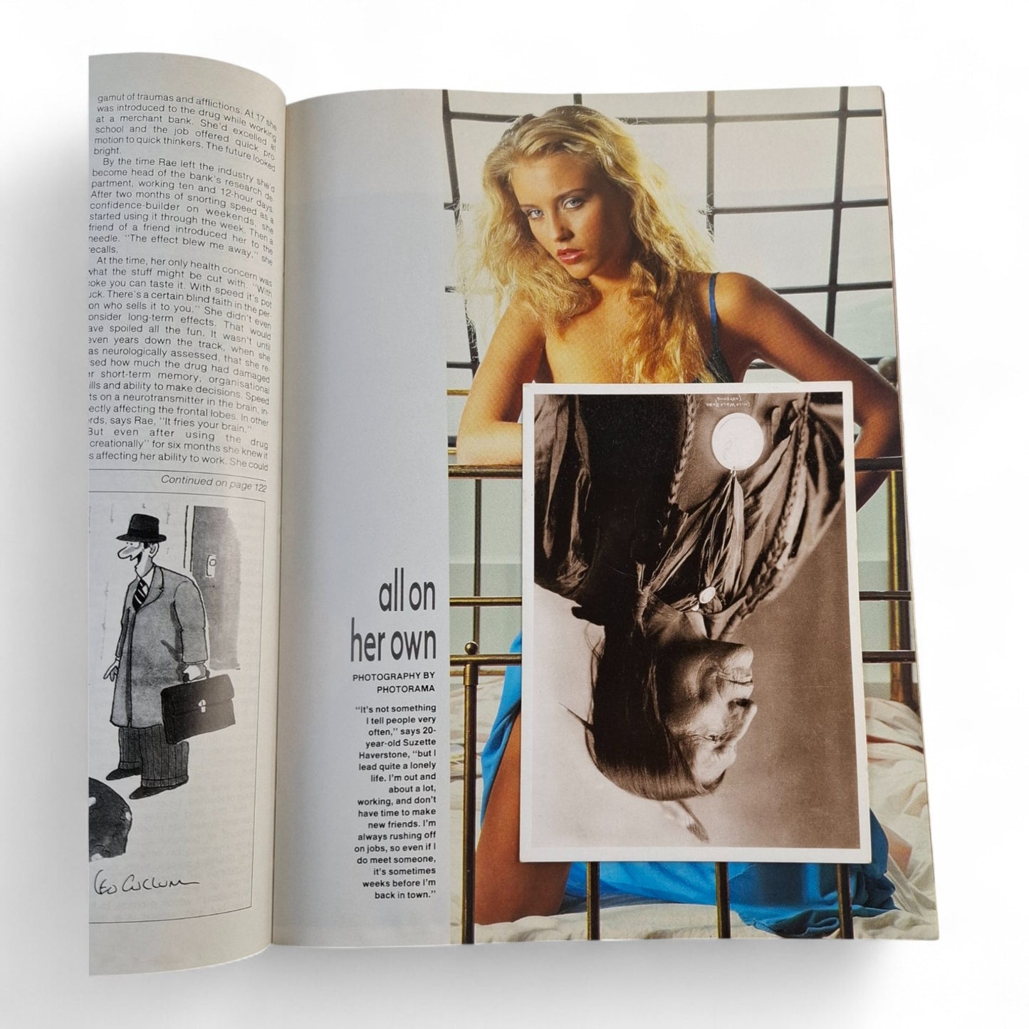 Australian Penthouse Magazine - Limited Edition February 1991 Goldy Stevens