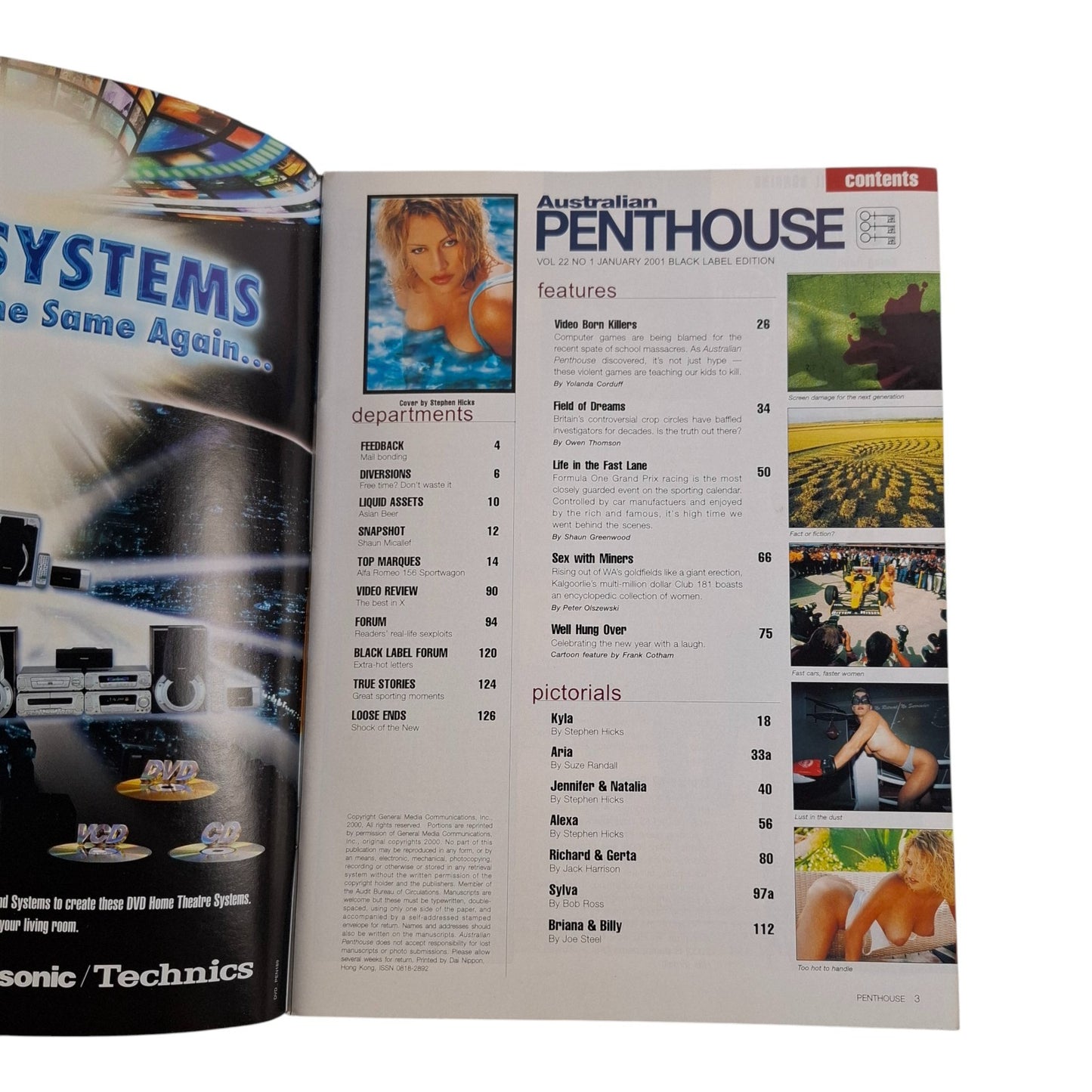 Australian Penthouse Magazine January 2001 Alexa