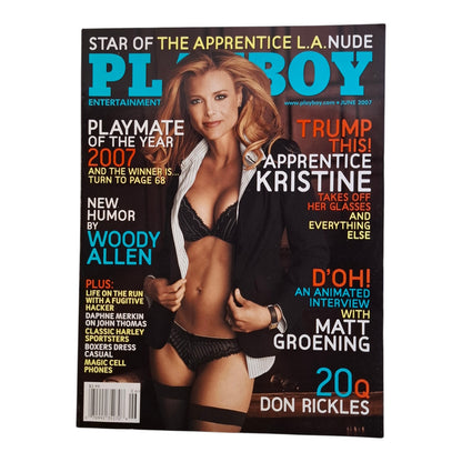 Playboy Magazine June 2007  Kristine Lefebvre / Brittany Binger