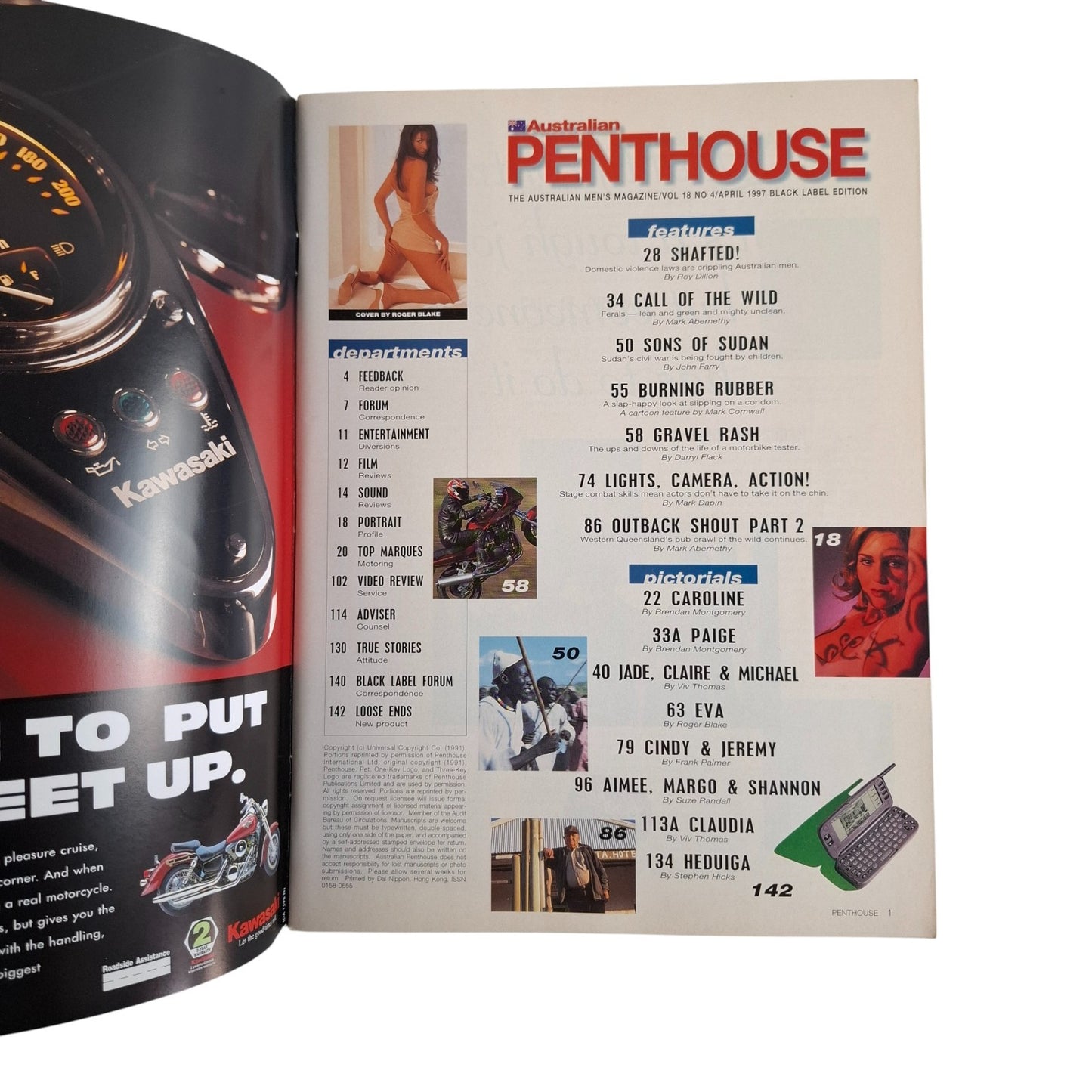 Australian Penthouse Magazine April 1997 Heduiga Leodios