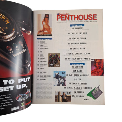 Australian Penthouse Magazine April 1997 Heduiga Leodios