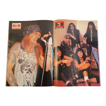 Hot Metal #23 Music Magazine January 1991 Metallica / Megadeth / Led Zeppelin