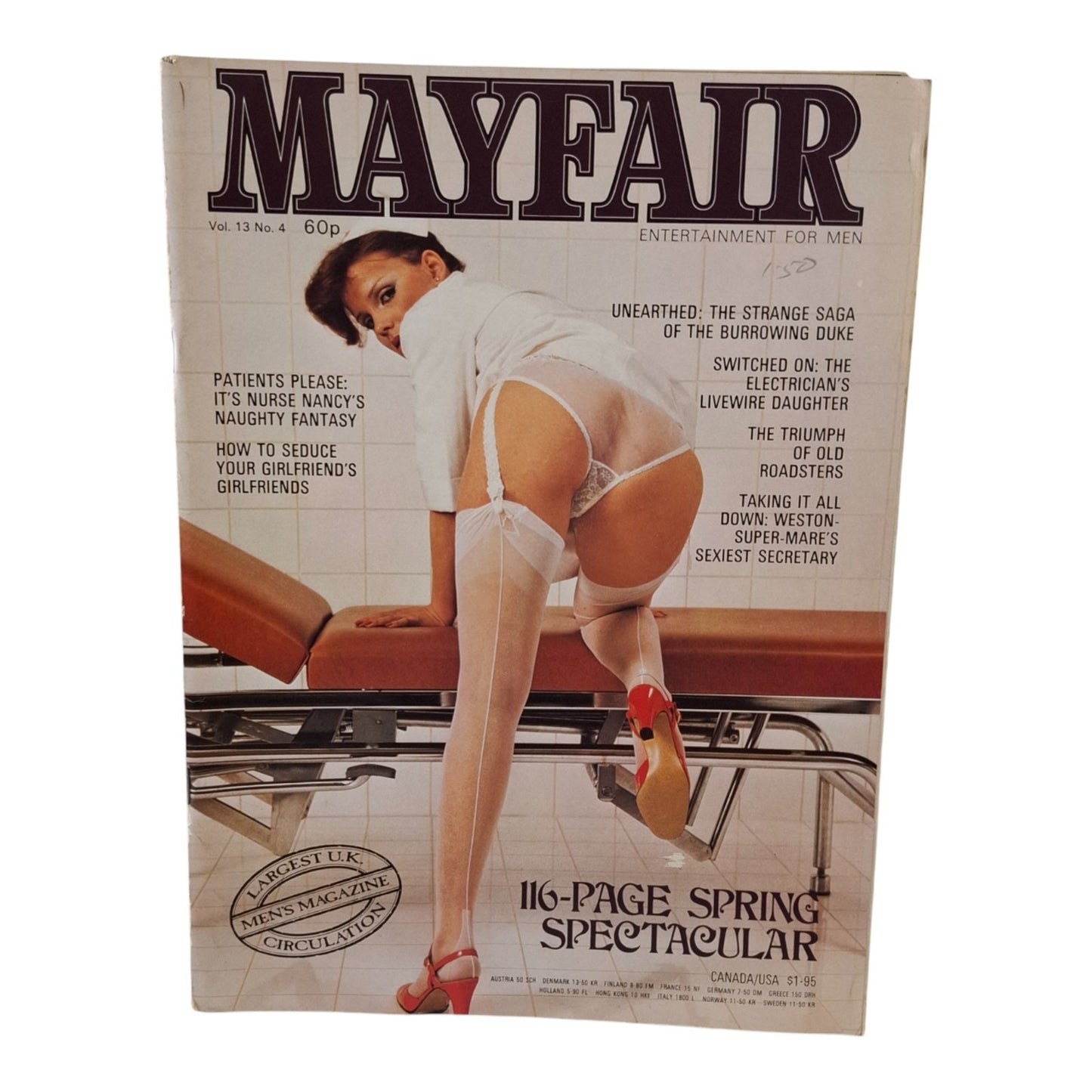 Mayfair Magazine Vol. 13 No. 4 1978 Nancy Edwards / Jennifer Eccles