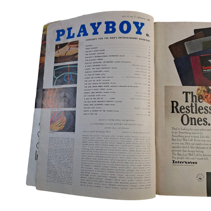 PLAYBOY Magazine February 1968 Nancy Harwood - Acceptable