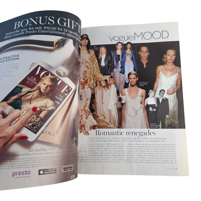 Vogue Australia Magazine March 2016 Elle Fanning Cover COMPLETE