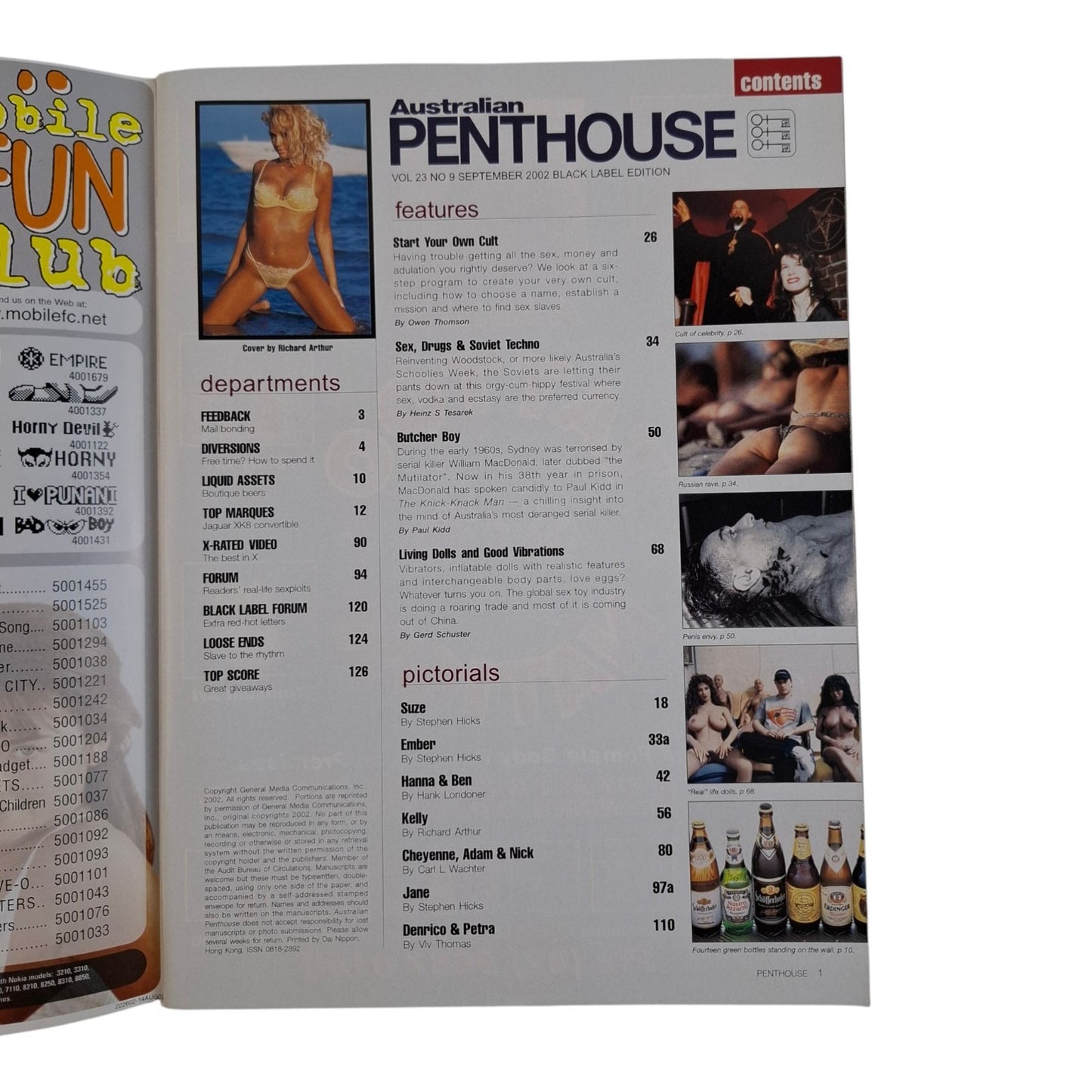 Australian Penthouse Magazine September 2002 Kelly / Suze