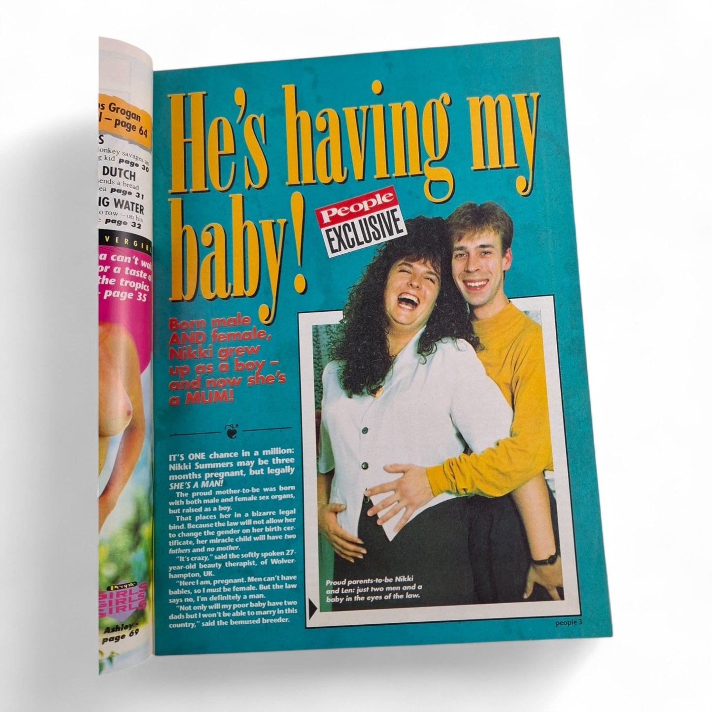 Australian PEOPLE MAGAZINE With PIX November 11th 1992 Tina Lewis