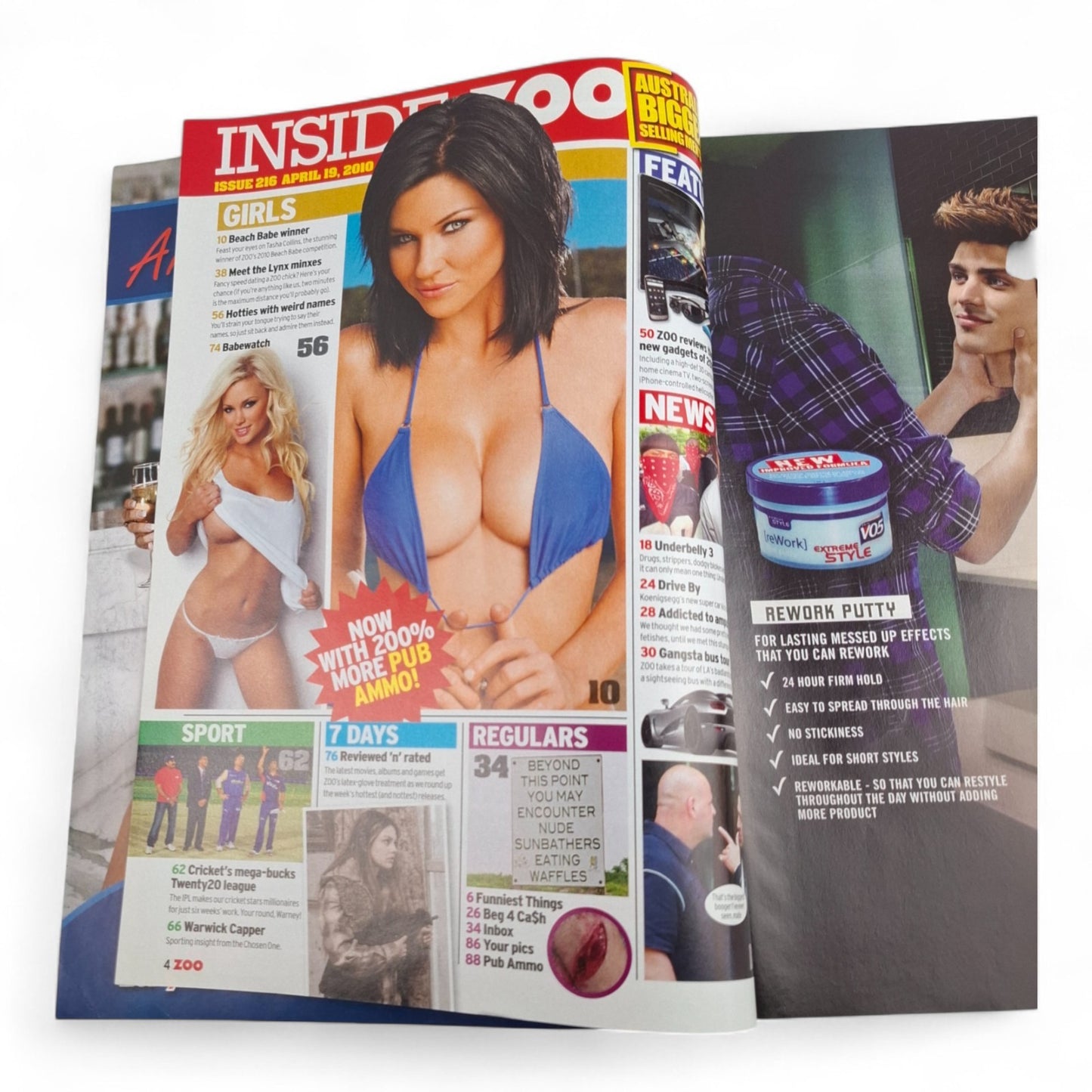 Zoo Weekly Magazine Australia 19th April 2010 Tasha Collins