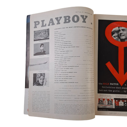 PLAYBOY Magazine December 1960 Teddi Smith / Carol Eden  (PAGES MISSING)