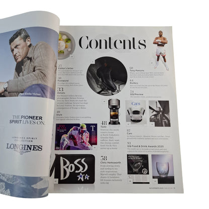 GQ Magazine U.K November 2020 Armie Hammer Cover RARE