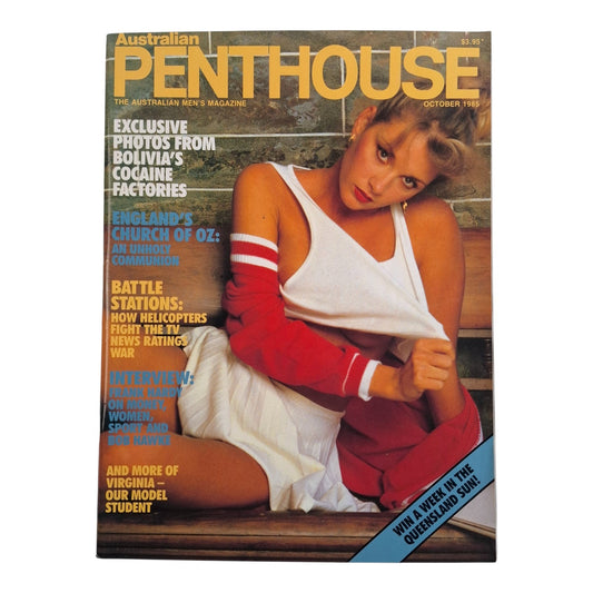 AUSTRALIAN PENTHOUSE Magazine October 1985 Virginia Kelly
