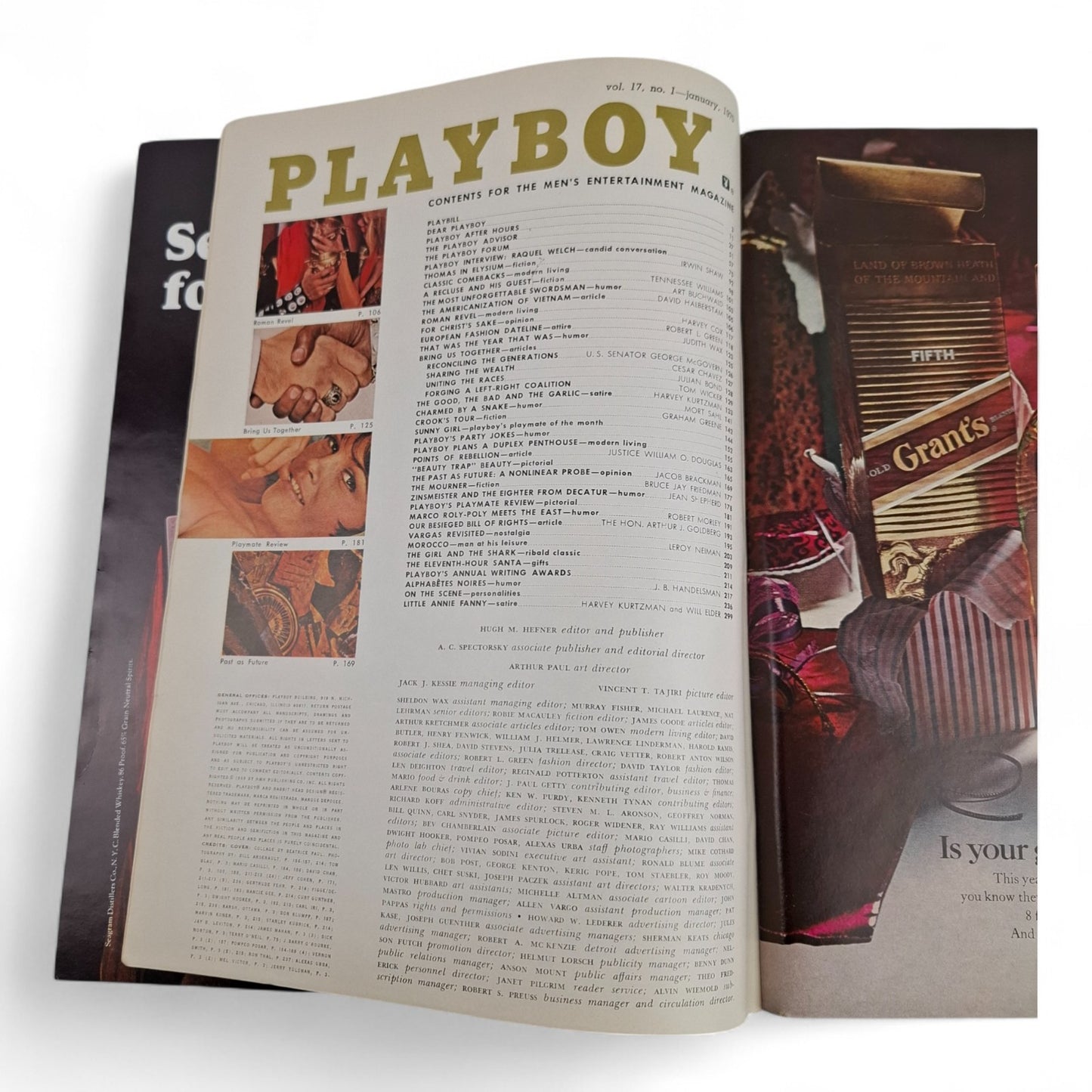 Playboy Magazine January 1970