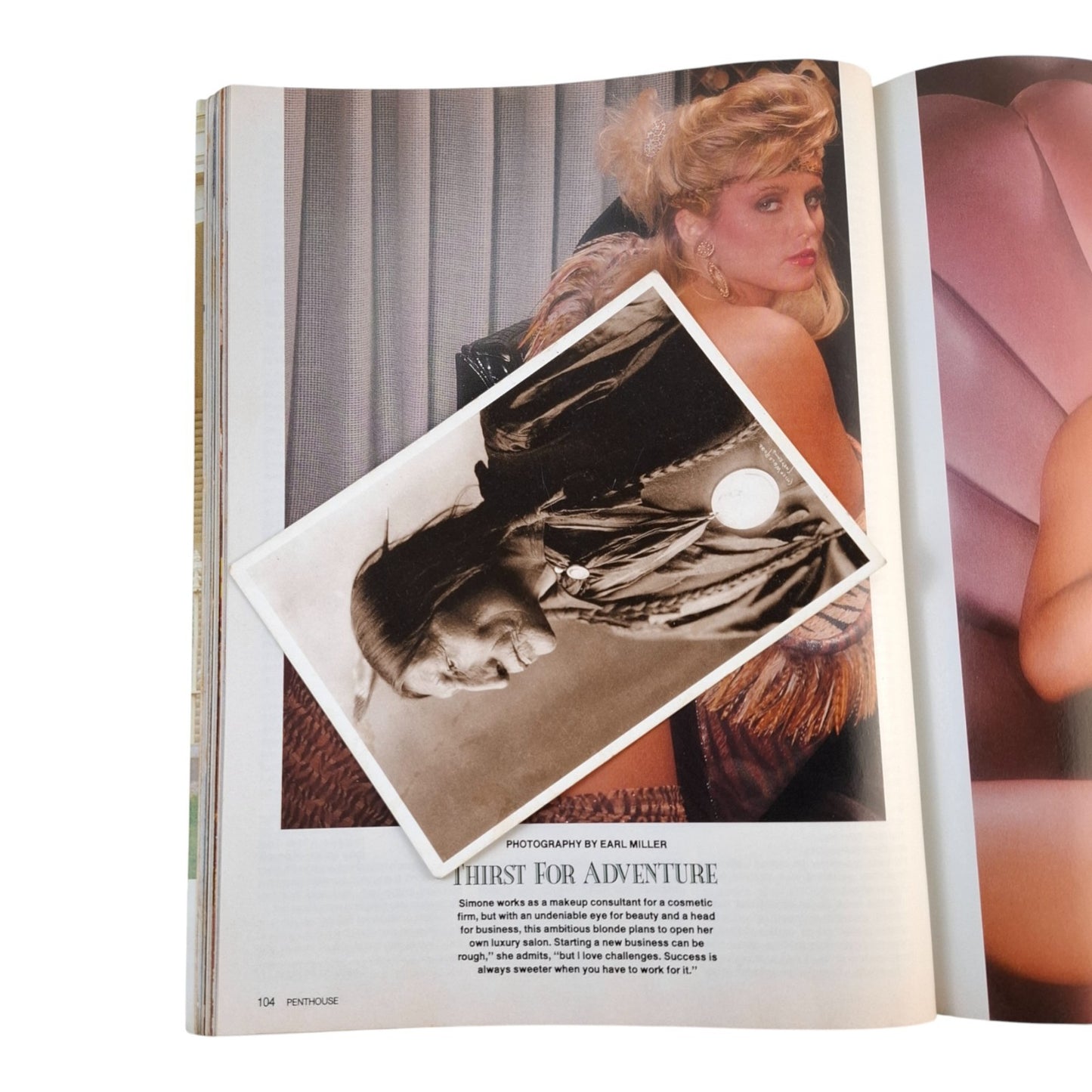 Australian Penthouse Magazine - Black October 1989 Kristina Dwyer