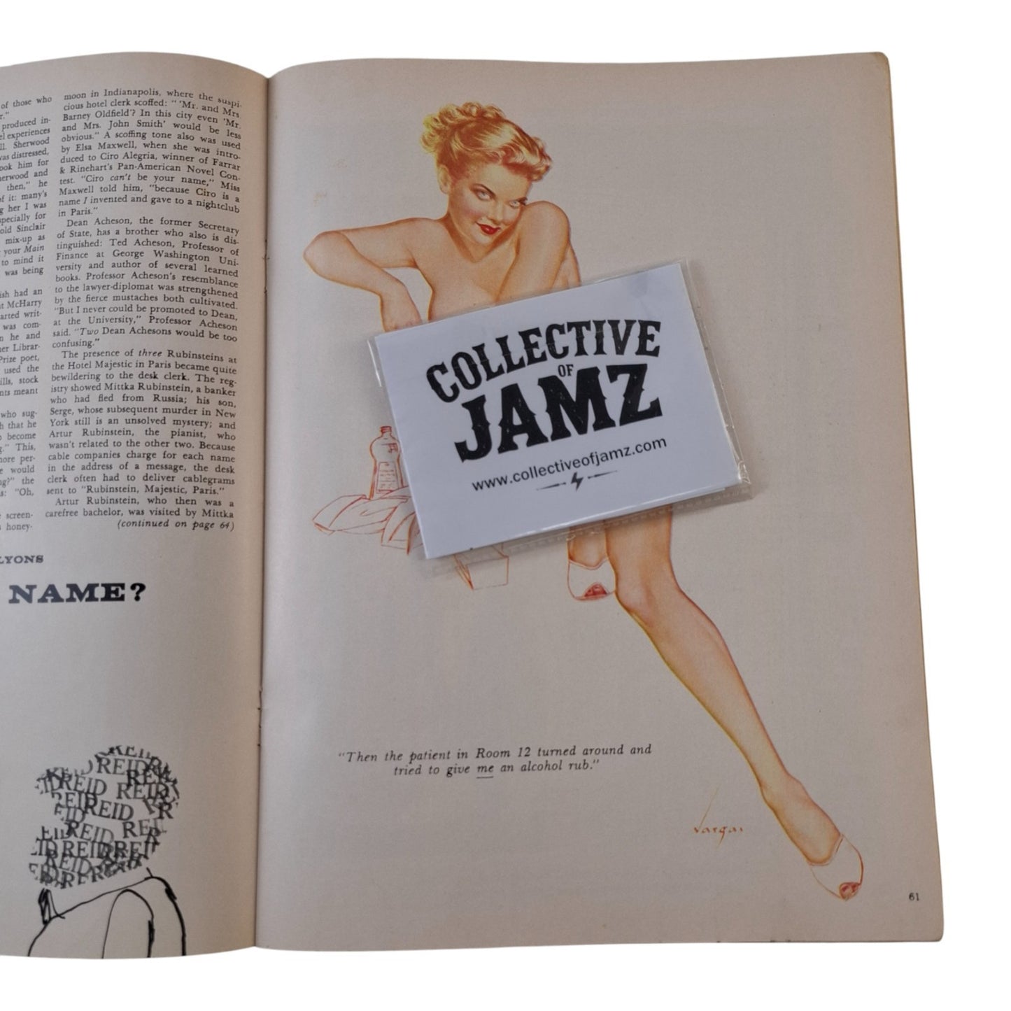PLAYBOY Magazine October 1960 Kathy Douglas (PAGES MISSING)