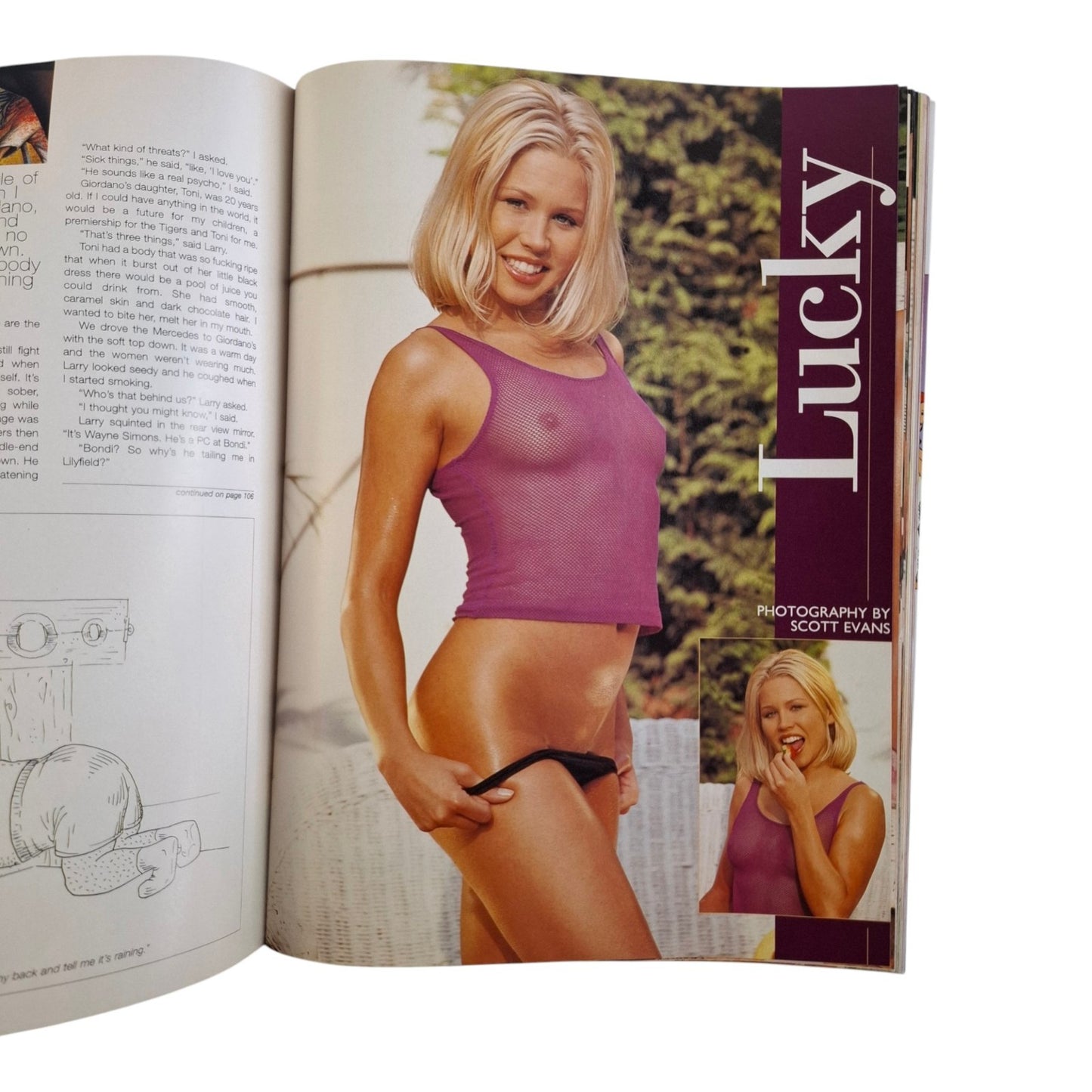 Australian Penthouse Magazine November 1998 Lucky Charms / Evelyn Miles