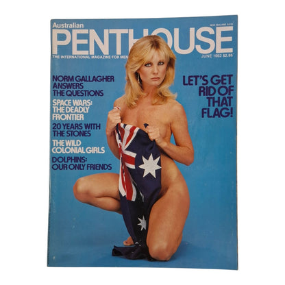Australian Penthouse Magazine June 1982 Ute Hochmeister / Gabrielle Baldwin