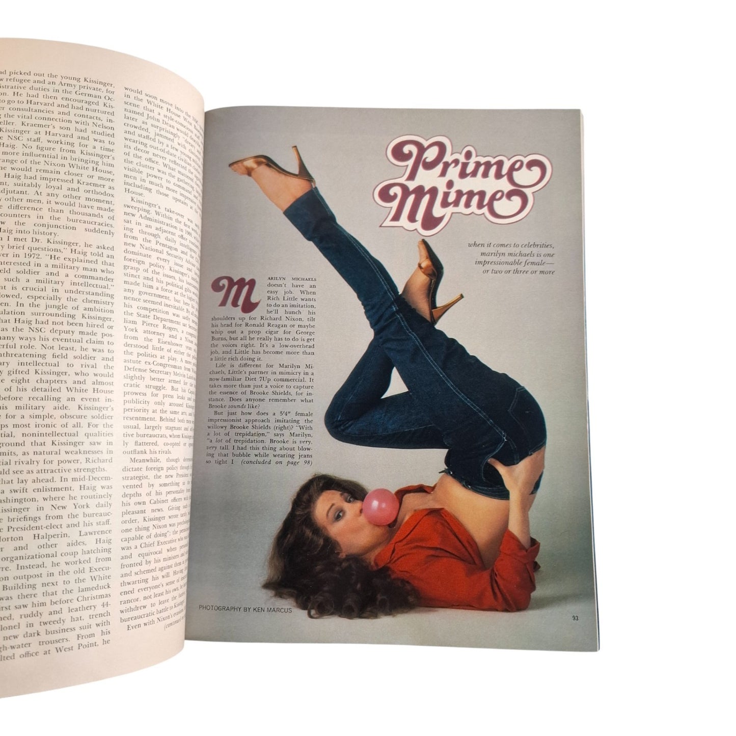 PLAYBOY Magazine August 1982  Vicki McCarty /  Cathy St. George