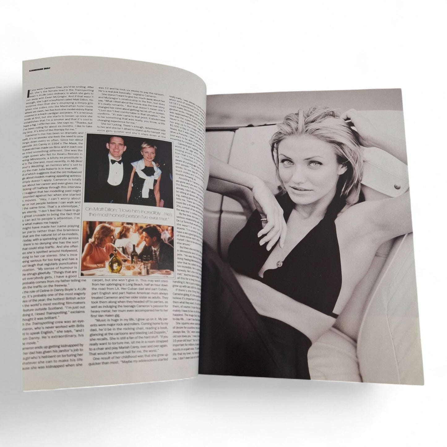 Sky Magazine - October 1997 - Cameron Diaz, David Beckham, The Verve