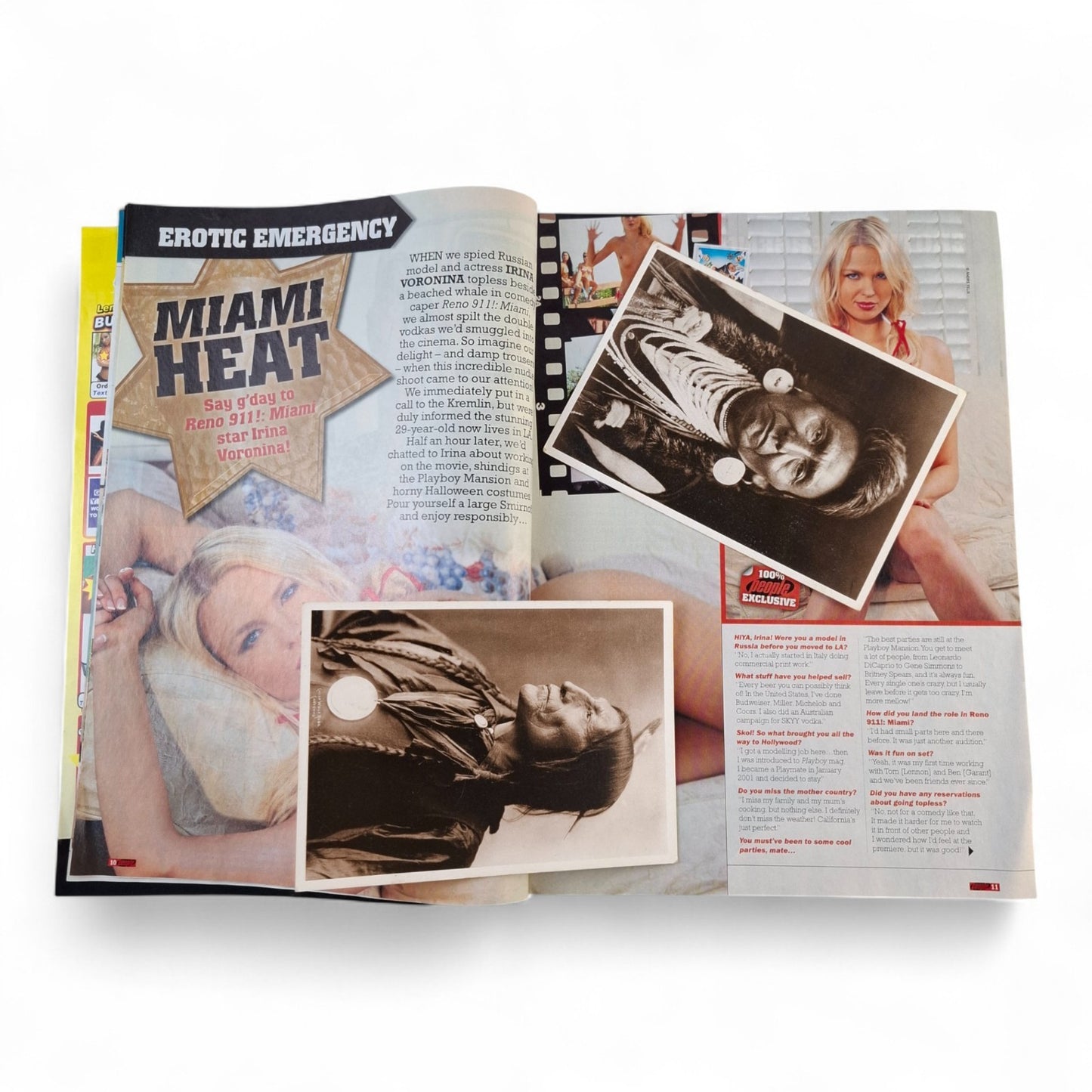 Australian People Magazine August 2007 Irina Voronia