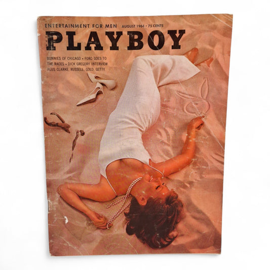PLAYBOY Magazine August 1964 Barbara Reeves COMPLETE
