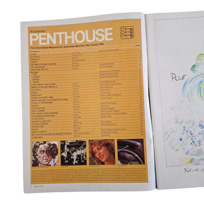 AUSTRALIAN PENTHOUSE Magazine July 1982 Kerry Anne Gillies / Michelle Rodin
