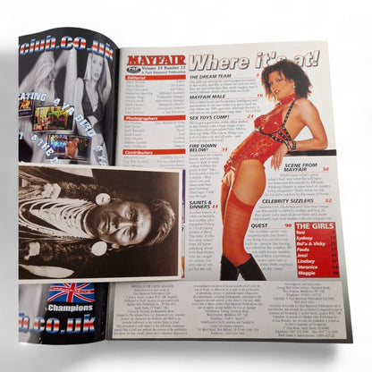 Mayfair Magazine Vol. 35 No. 12 2000 U.K Playboy All Saints Nicole Appleton