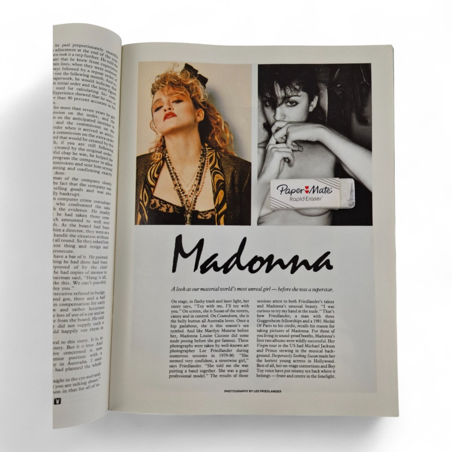 Australian Playboy Magazine September 1985 Madonna EXCELLENT