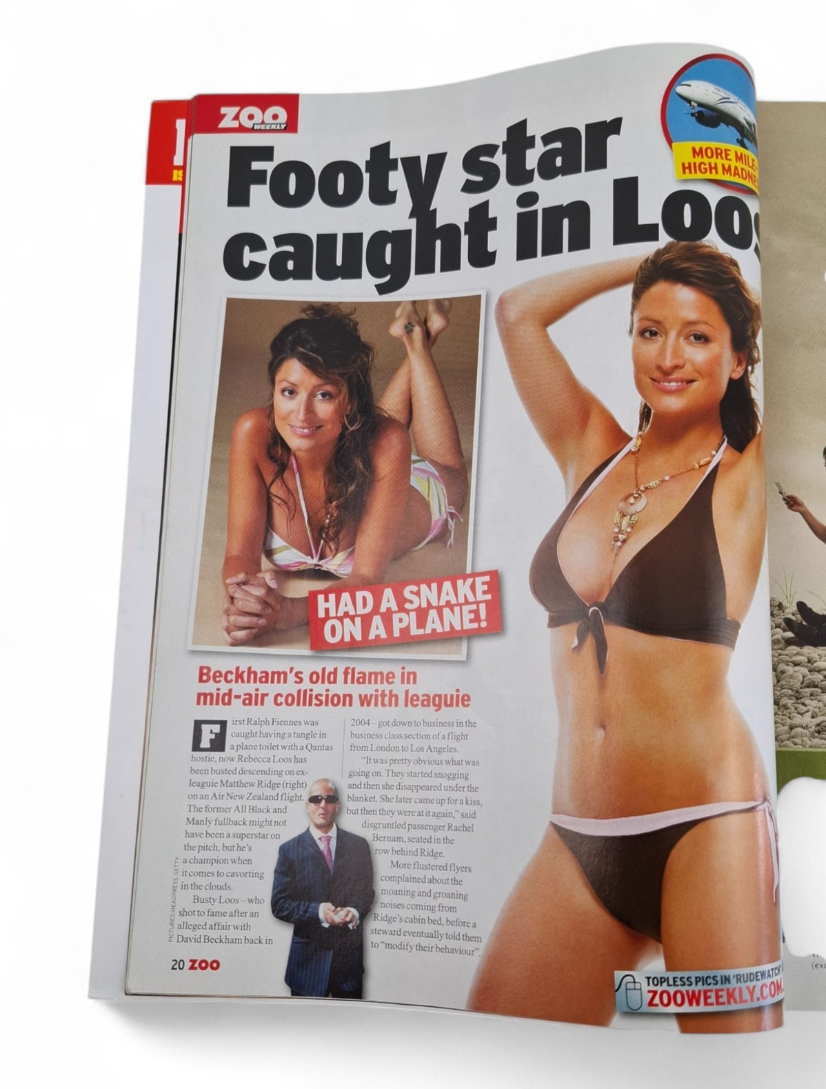Zoo Weekly Magazine Australia March 12th 2007 Sara Mackintosh