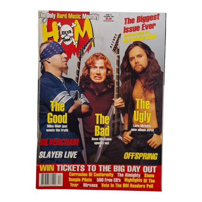 Hot Metal Magazine #70 Dec 1994 Silverchair Megadeth Metallica Offspring