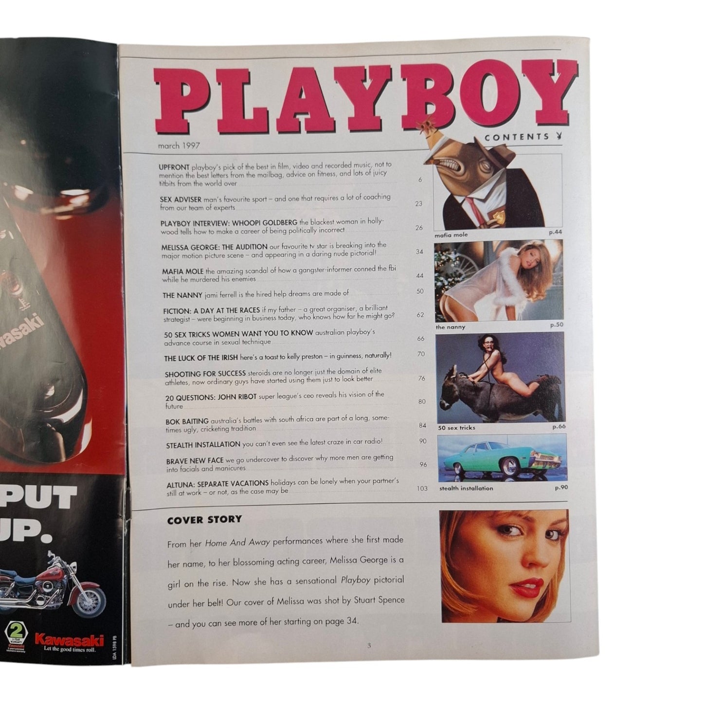 Australian Playboy Magazine March 1997 Melissa George / Jami Farrell