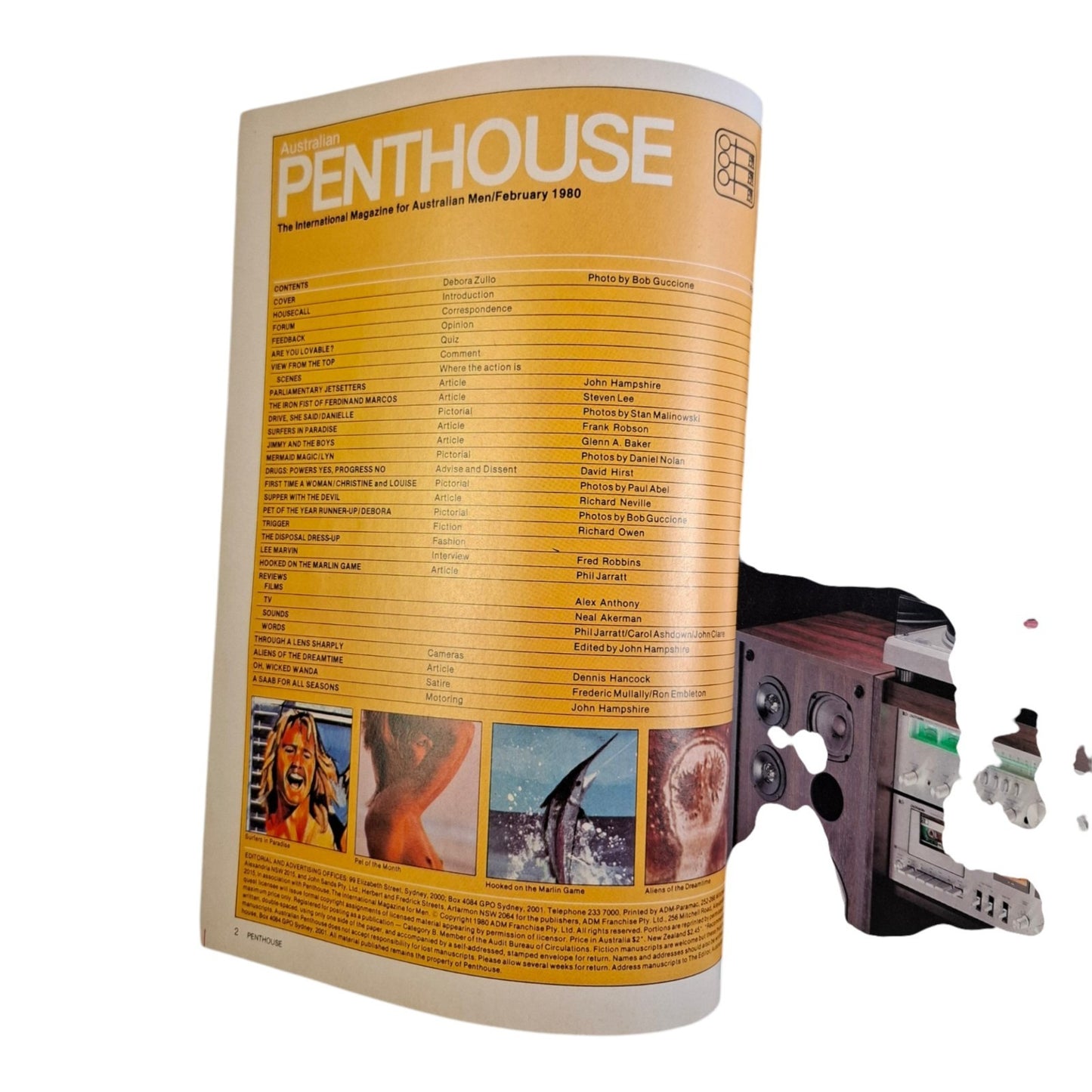 Australian PENTHOUSE Magazine February 1980 Lyn Barron / Debora Zullo
