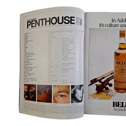 AUSTRALIAN PENTHOUSE Magazine March 1985 Francesca Van Der Made