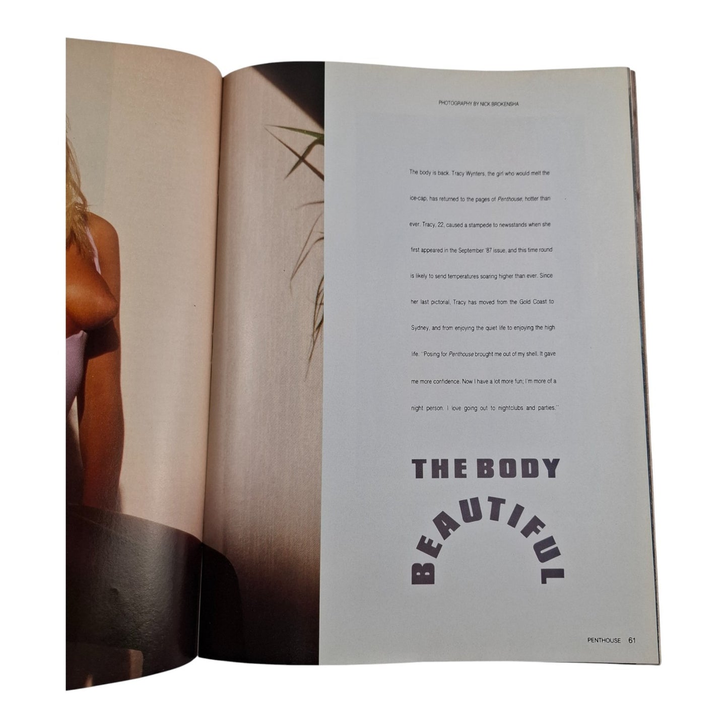 AUSTRALIAN PENTHOUSE Men's Magazine May 1990 Black Label Tracy Wynters