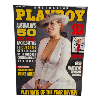 Australian Playboy Magazine January 1989 Kate Ceberano / Catrin Michelsen