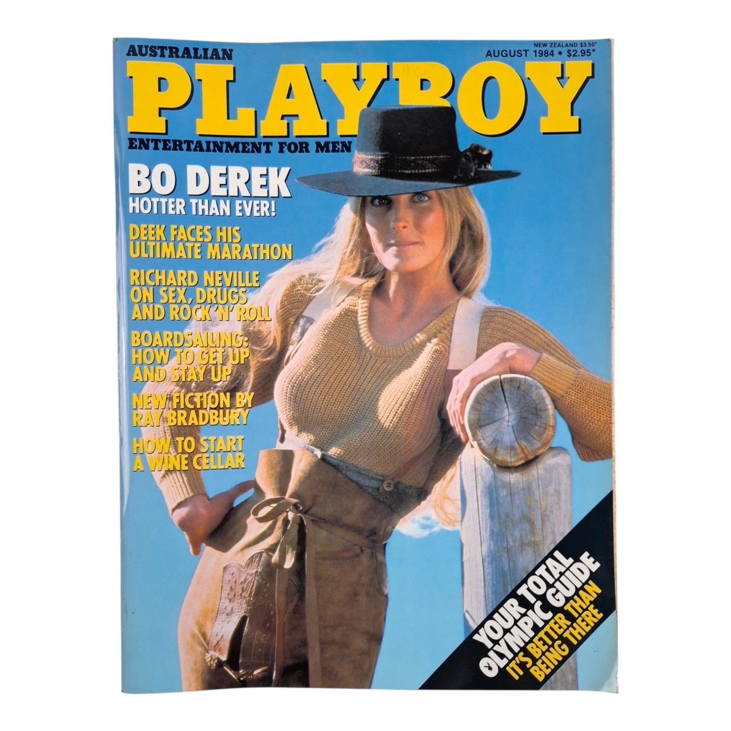 Australian Playboy Magazine August 1984 Bo Derek / Sigrid Ortner