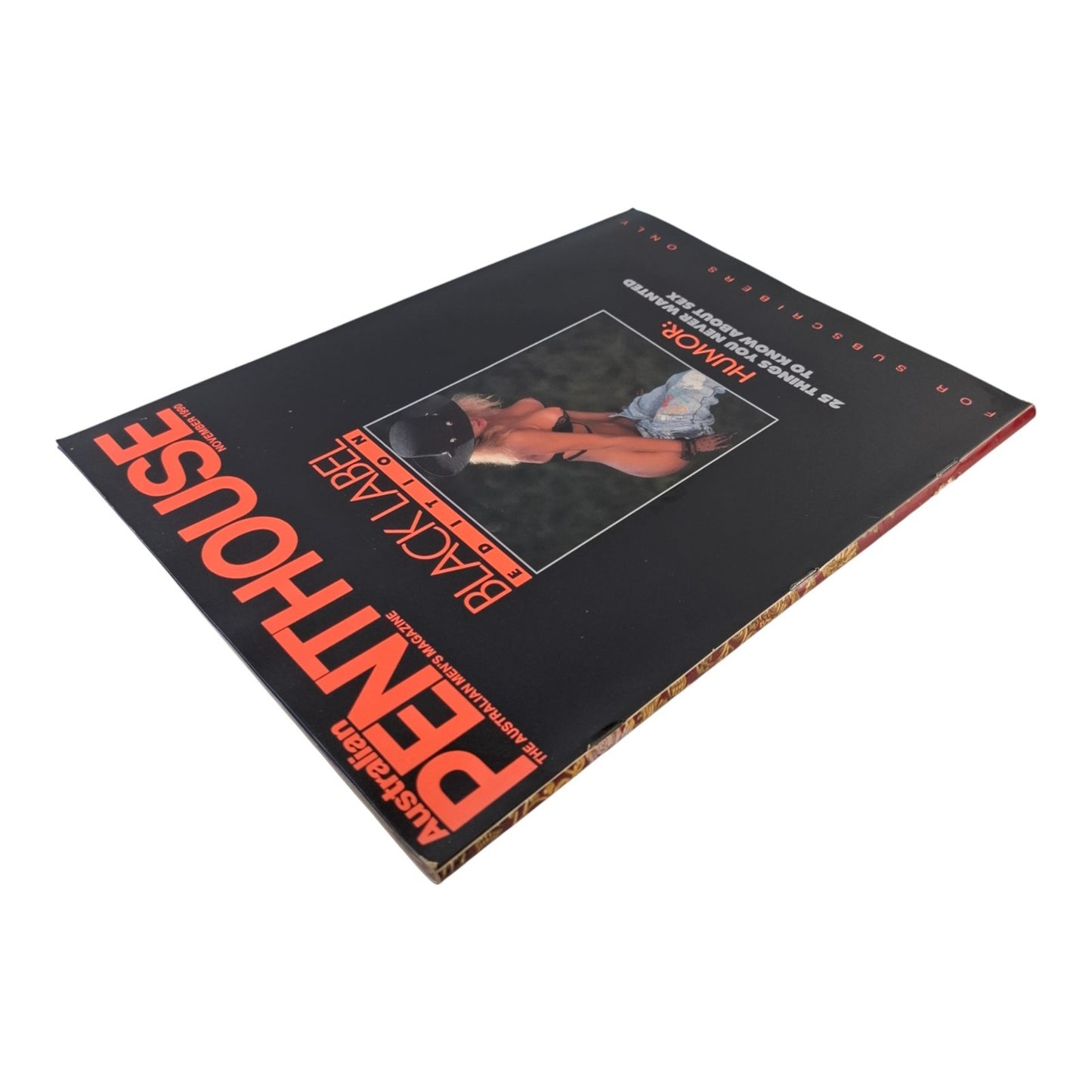 Australian Penthouse Magazine - Black Edition November 1990 Tami Jefferson