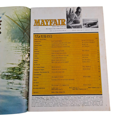 Mayfair Magazine March 1978 Vol 13 No 3. Alana Ford